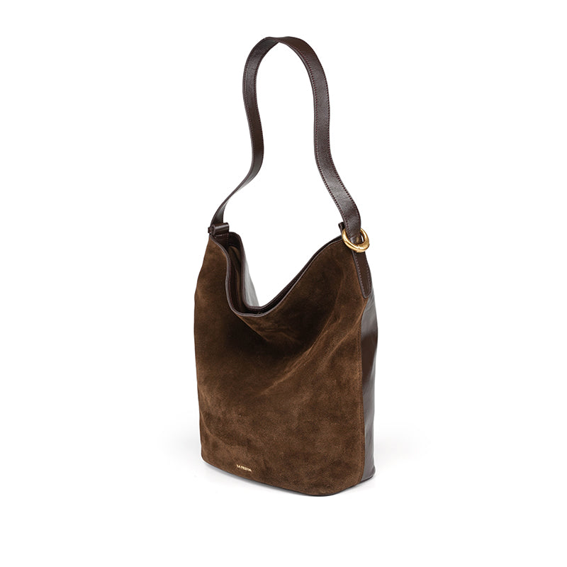 LA FESTIN Bucket Bag Luxury Shoulder Bag for Woman Fashion Leather Bag with Adjustable Strap Crossbody Bag