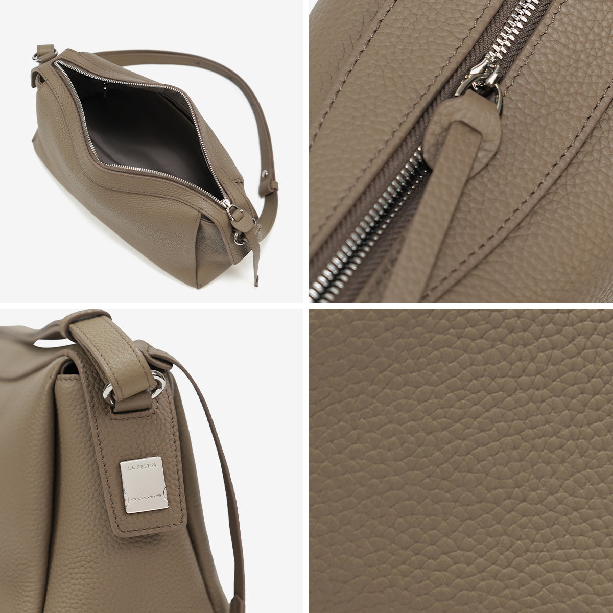 LA FESTIN Shoulder Bag for Women Fashion Leather Bag New Handbag Solid Color Lady Wallet