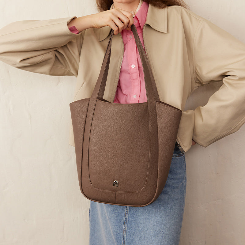 LA FESTIN Tote Shoulder Underarm Bag Large Capacity Bag Lady Leather Shoulder Bag New Handbag Women