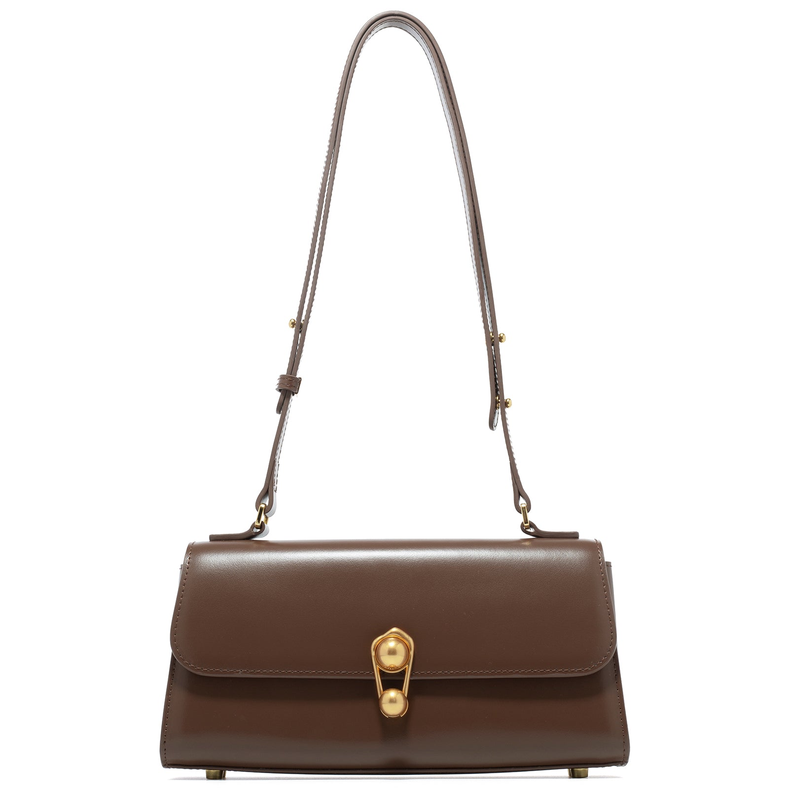 LAFESTIN Leather Shoulder Bag for Women Fashion Design Handbag Lady Wallet Retro Crossbody Bag