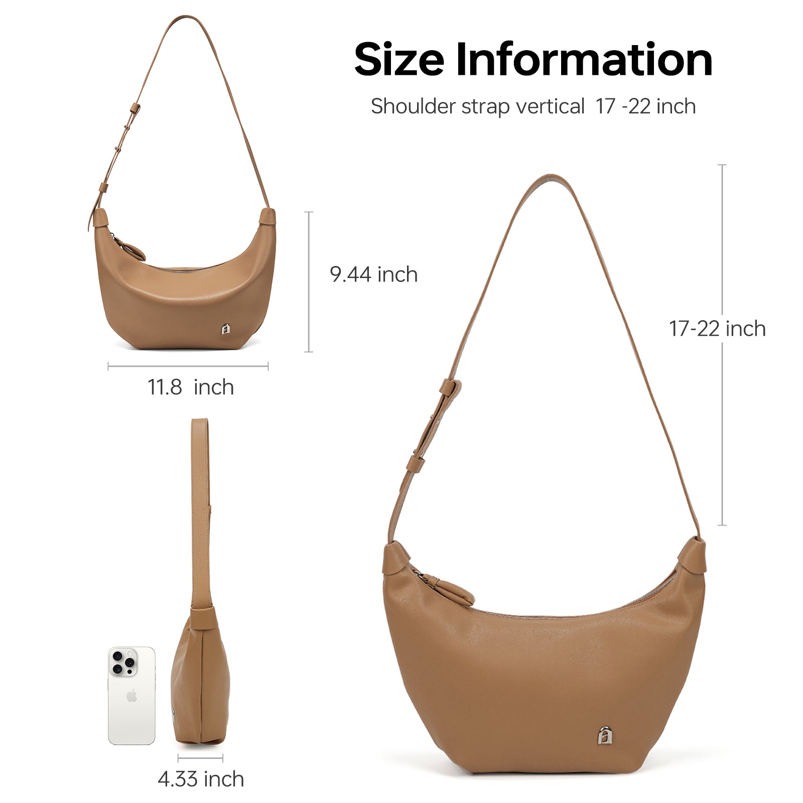 LA FESTIN Tote Bags Large Capacity Travel Bags Shoulder Bag for Women Hobo Leather Bag Crossbody Bags