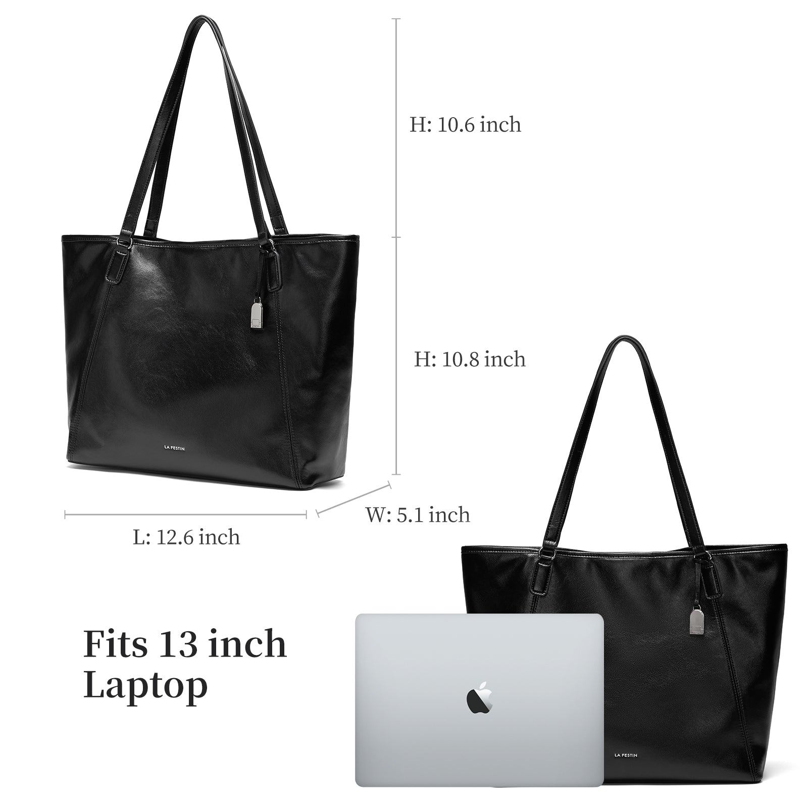 LA FESTIN Women's bag New Casual Tote Bags Large Capacity Bags Leather Bag Fashion Shoulder Bags Travel Bags