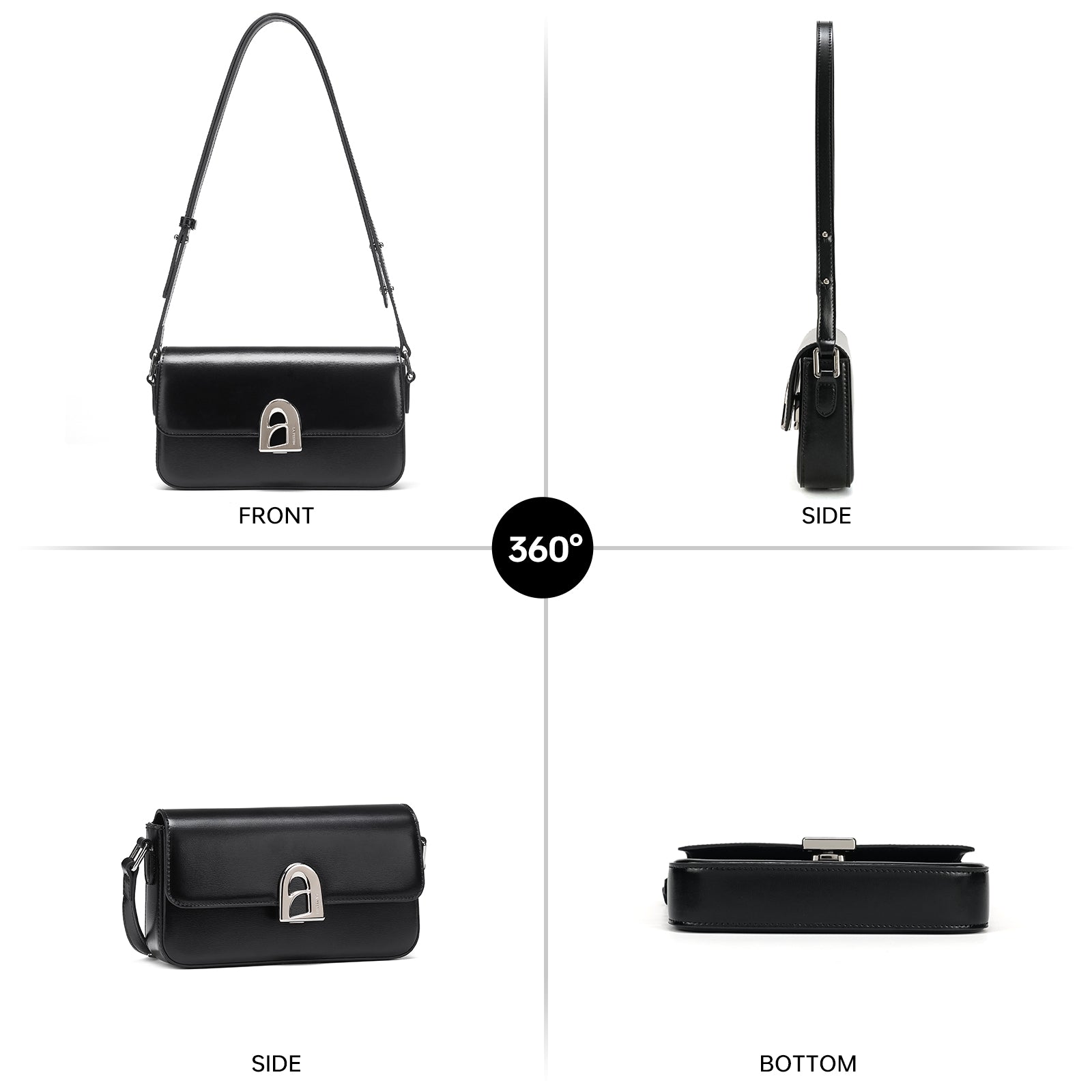 LA FESTIN Shoulder Bags Small Purse Leather Handbags For Women Fashion Crossbody Bag
