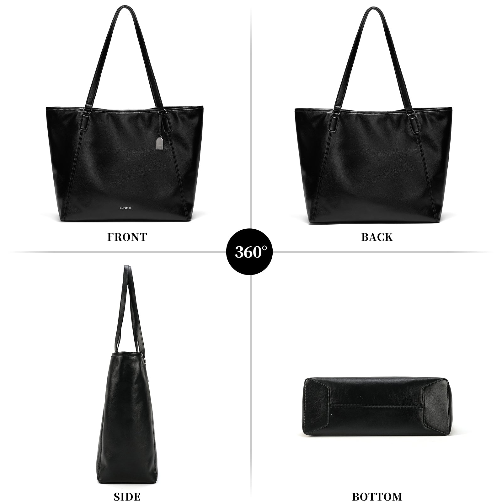 LA FESTIN Women's bag New Casual Tote Bags Large Capacity Bags Leather Bag Fashion Shoulder Bags Travel Bags