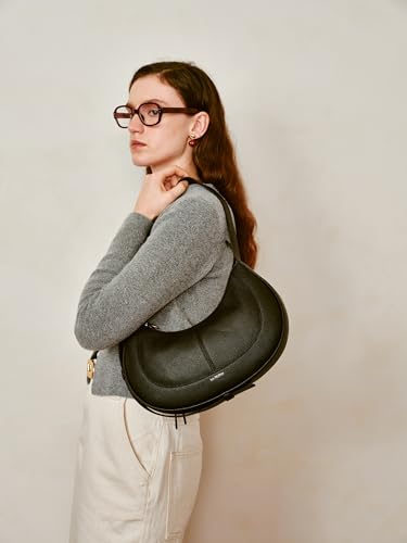 LA FESTIN Soft Leather Crescent Bag Handbag Women Fashion Design Shoulder Bag Female Cross body Bag