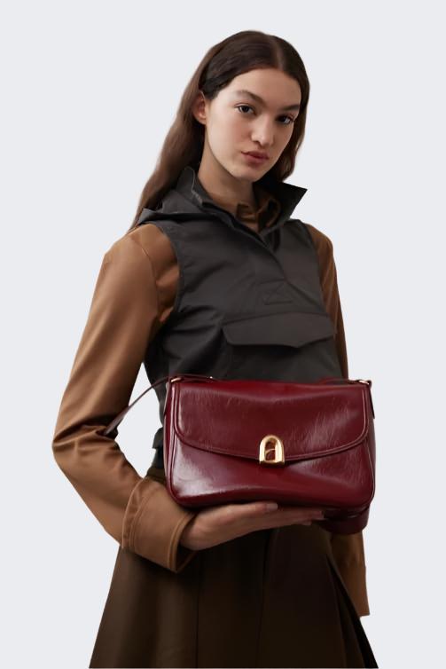 LA FESTIN Leather Satchel Bag 2025 New Women's bag Fashion Design Tote Bags Female Handbag Shoulder Bag