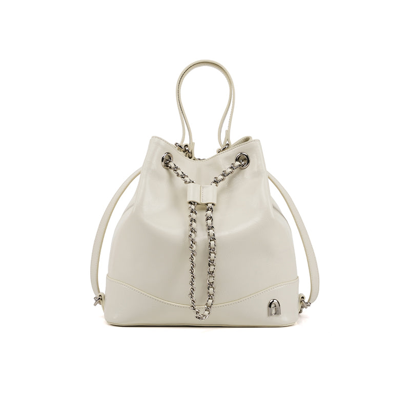 LA FESTIN Backpack Lightweight Fashion Design Leather Bag Trendy Bucket Handbags Women Purse