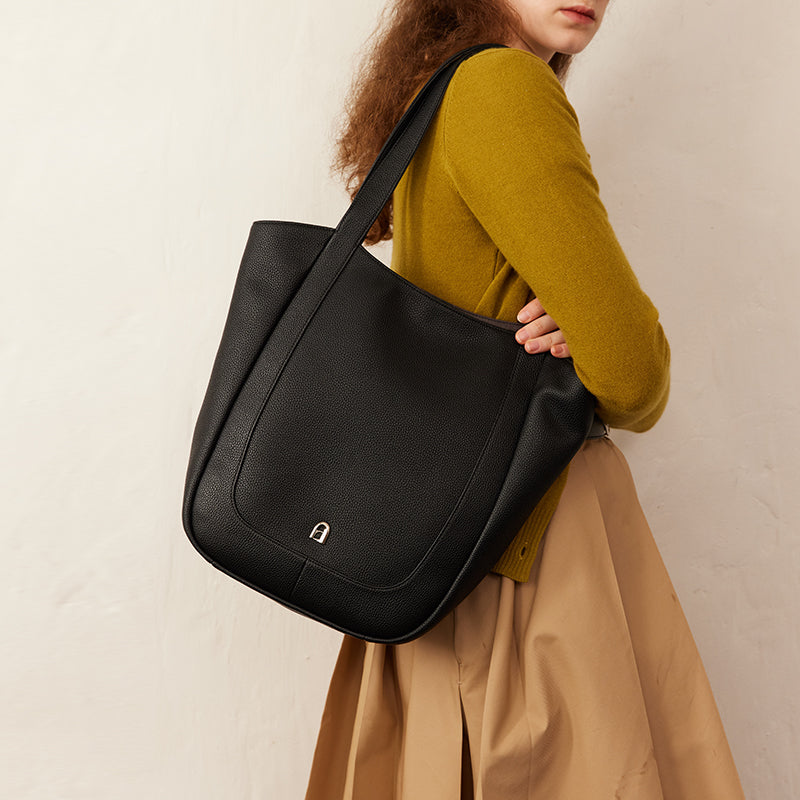 LA FESTIN Tote Shoulder Underarm Bag Large Capacity Bag Lady Leather Shoulder Bag New Handbag Women