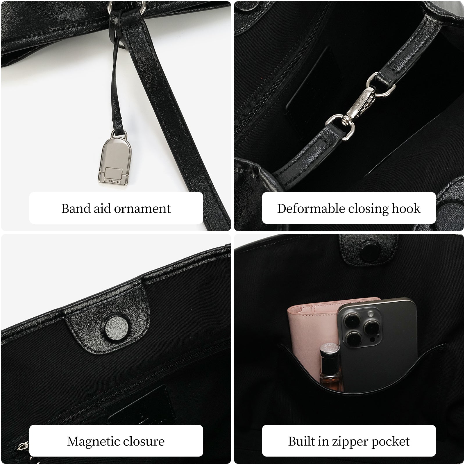 LA FESTIN Women's bag New Casual Tote Bags Large Capacity Bags Leather Bag Fashion Shoulder Bags Travel Bags