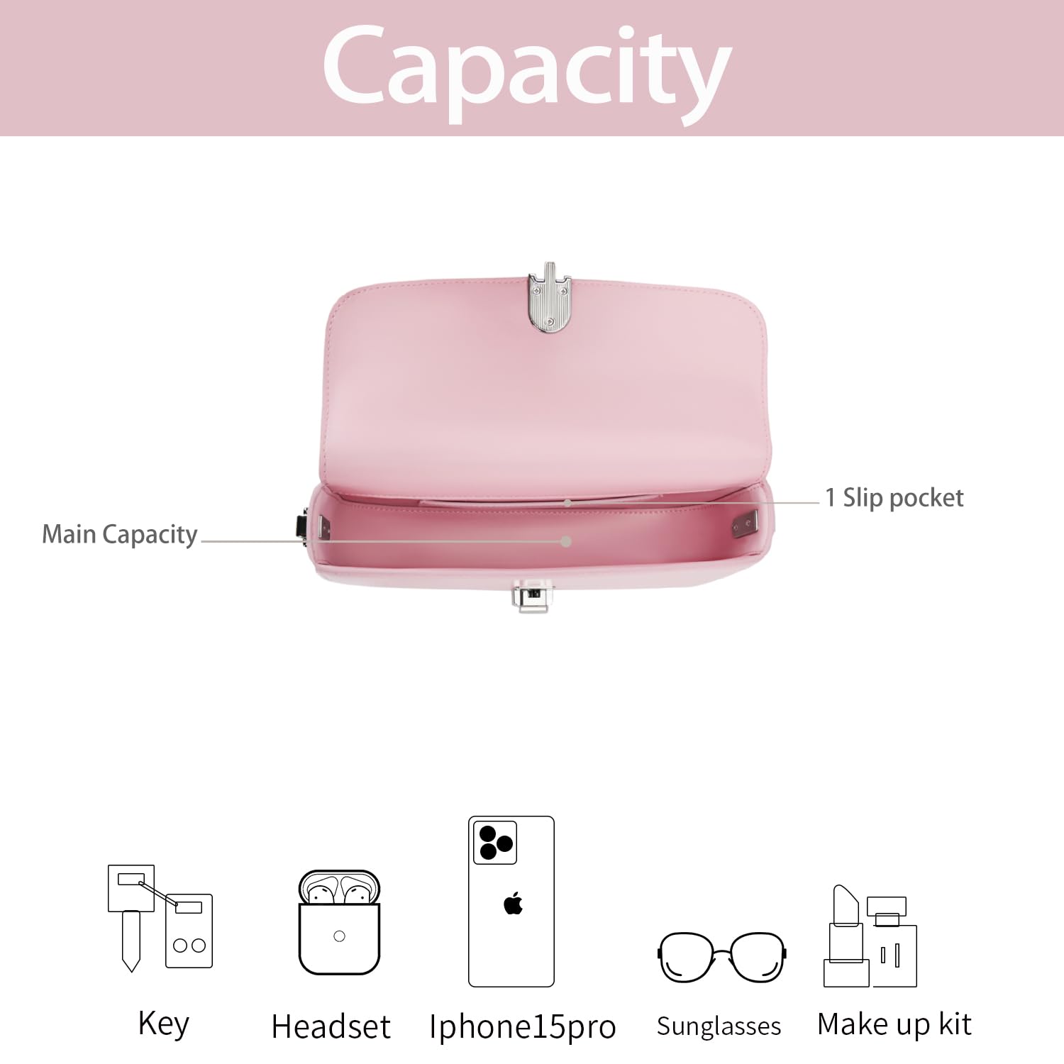 LA FESTIN Crossbody Purses Ladies Shoulder Bag Trendy Women's Handbags Designer Satchel Bags