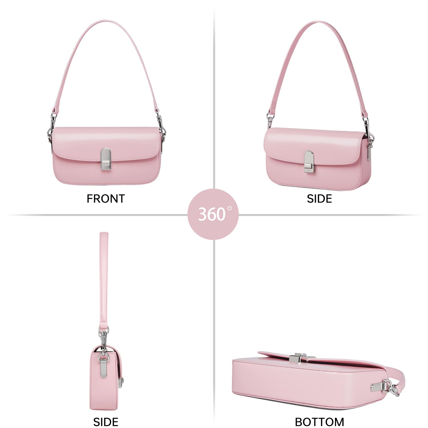 LA FESTIN Crossbody Purses Ladies Shoulder Bag Trendy Women's Handbags Designer Satchel Bags