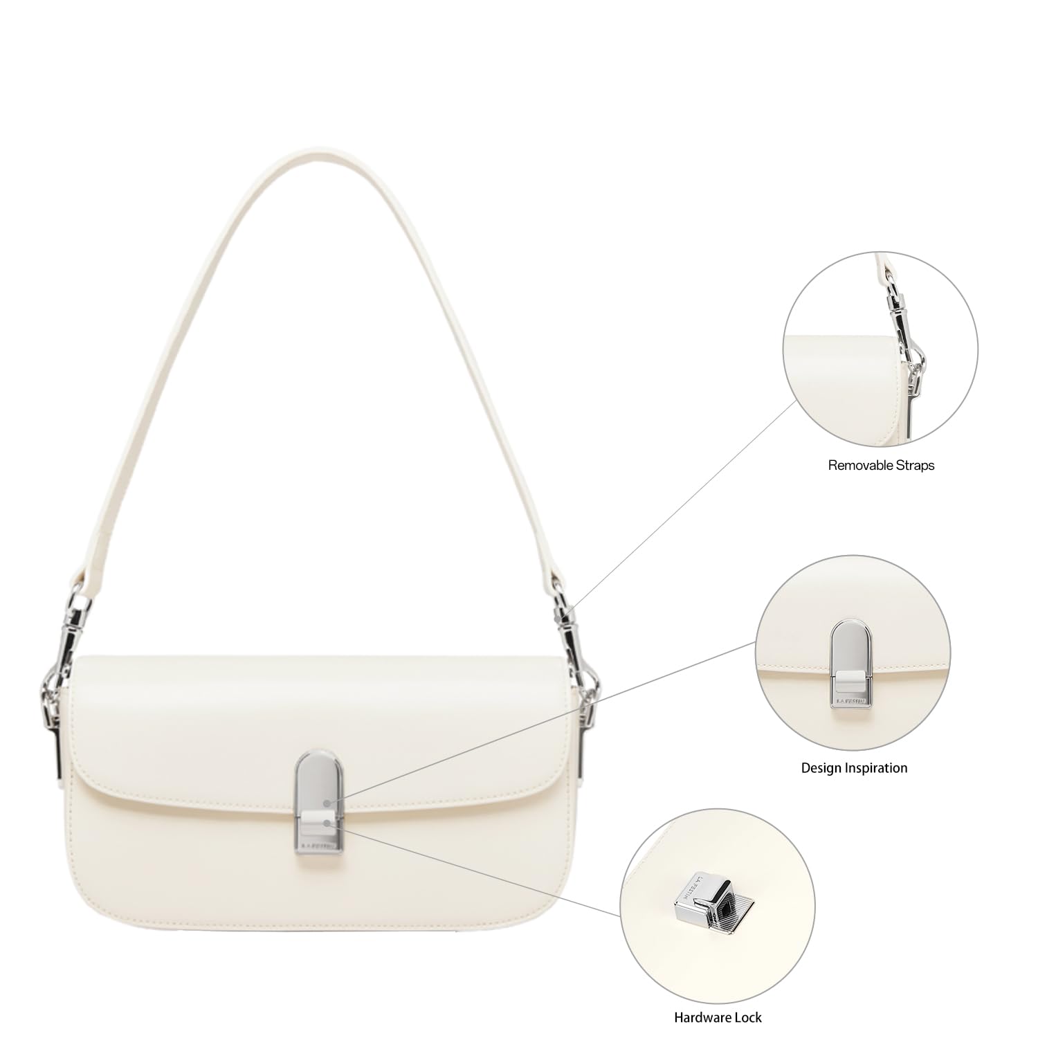 LA FESTIN Crossbody Purses Ladies Shoulder Bag Trendy Women's Handbags Designer Satchel Bags