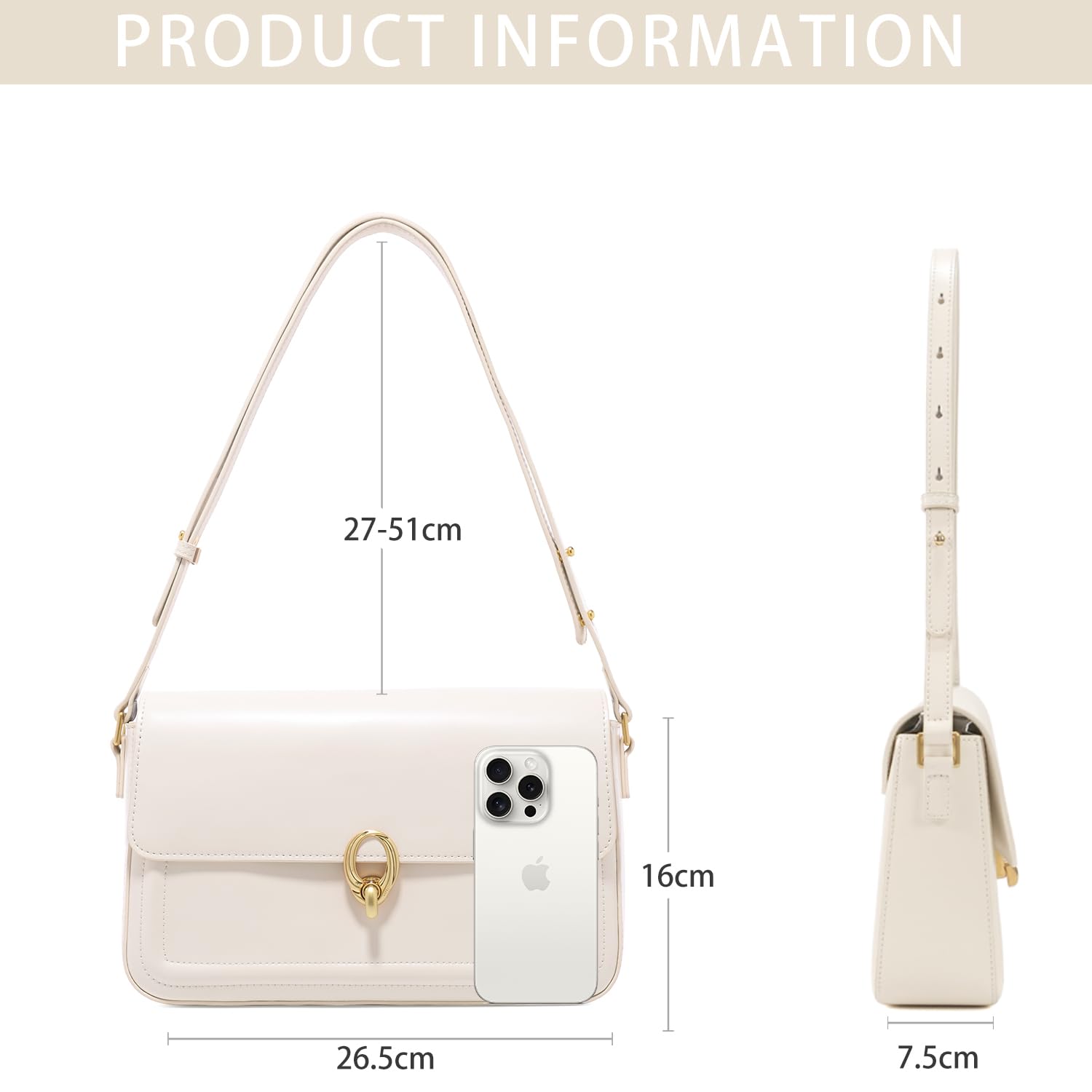 LA FESTIN Women Designer Bag Leather Shoulder Bag Fashion Design Handbag Cross body Bags