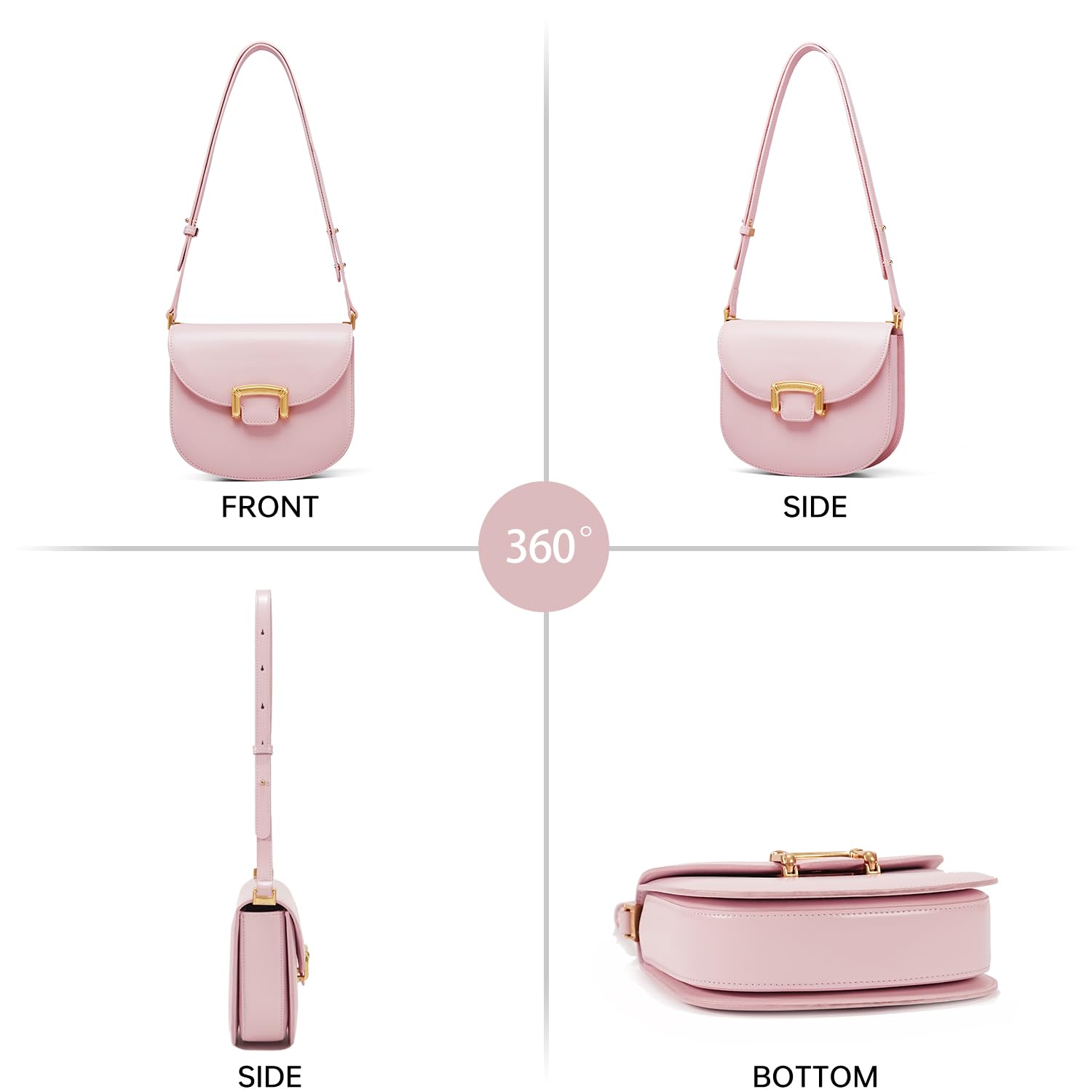 LA FESTIN Leather Cross body Bag For Girls New Women's bag Fashion Shoulder Bag Lady Wallet