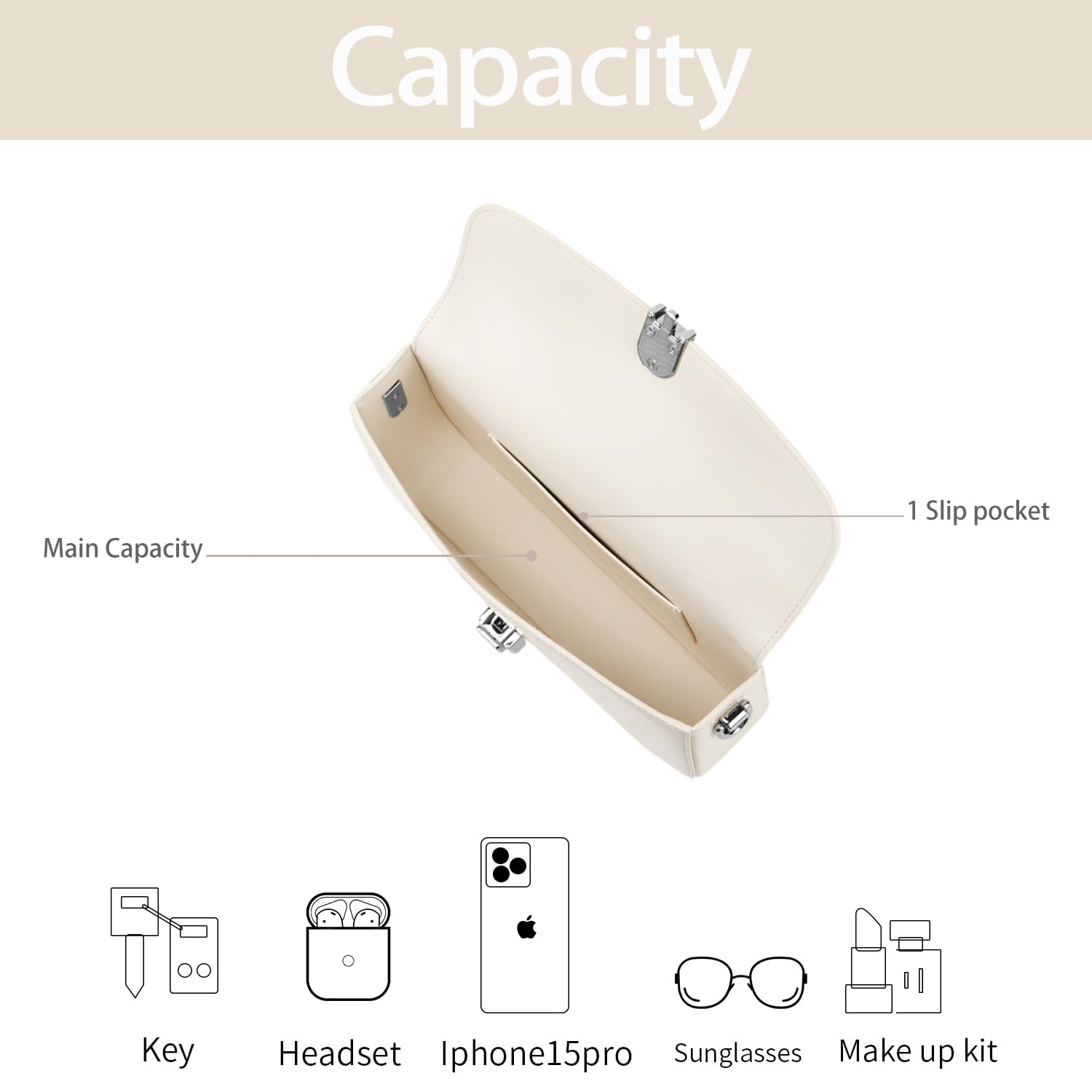 LA FESTIN Crossbody Purses Ladies Shoulder Bag Trendy Women's Handbags Designer Satchel Bags