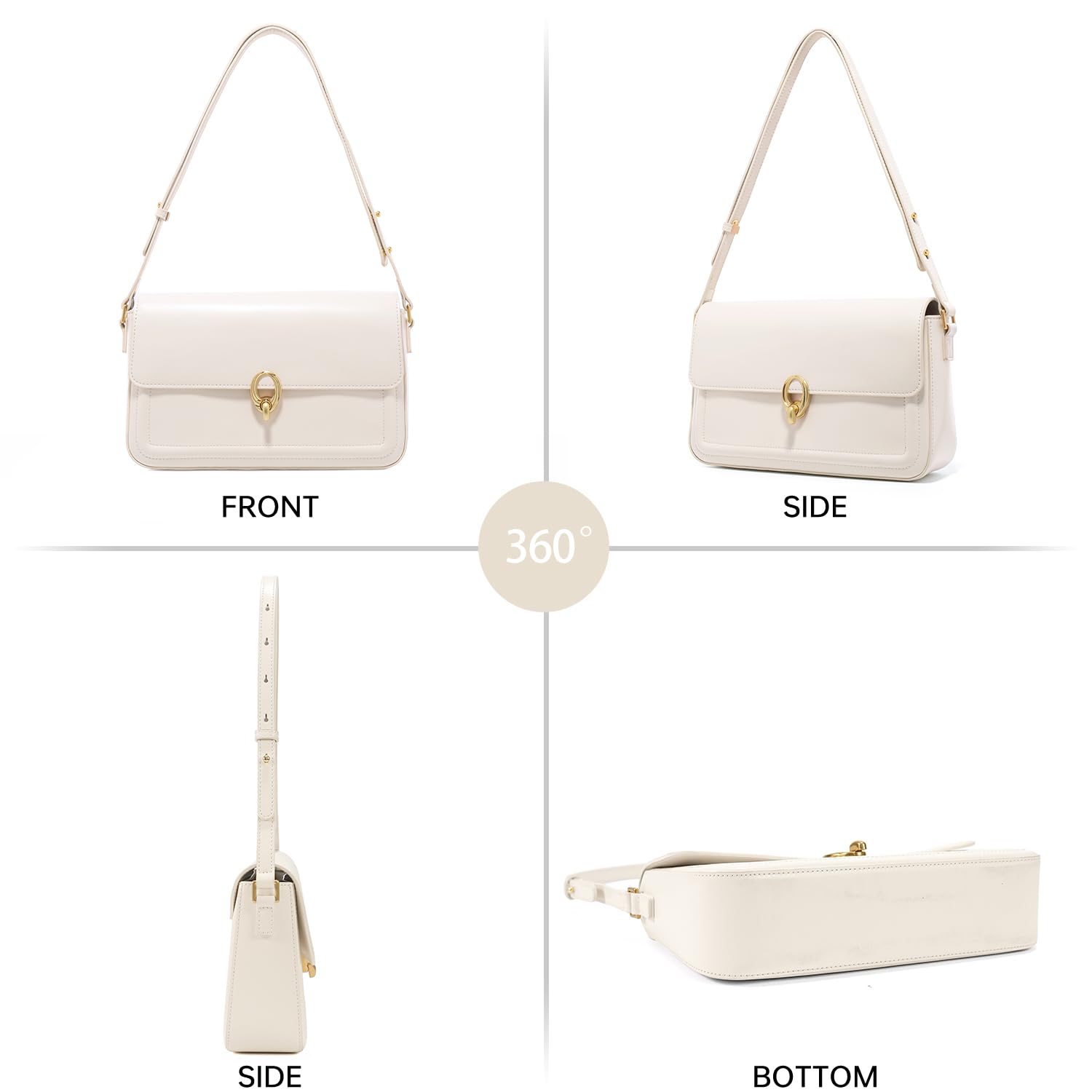 LA FESTIN Women Designer Bag Leather Shoulder Bag Fashion Design Handbag Cross body Bags