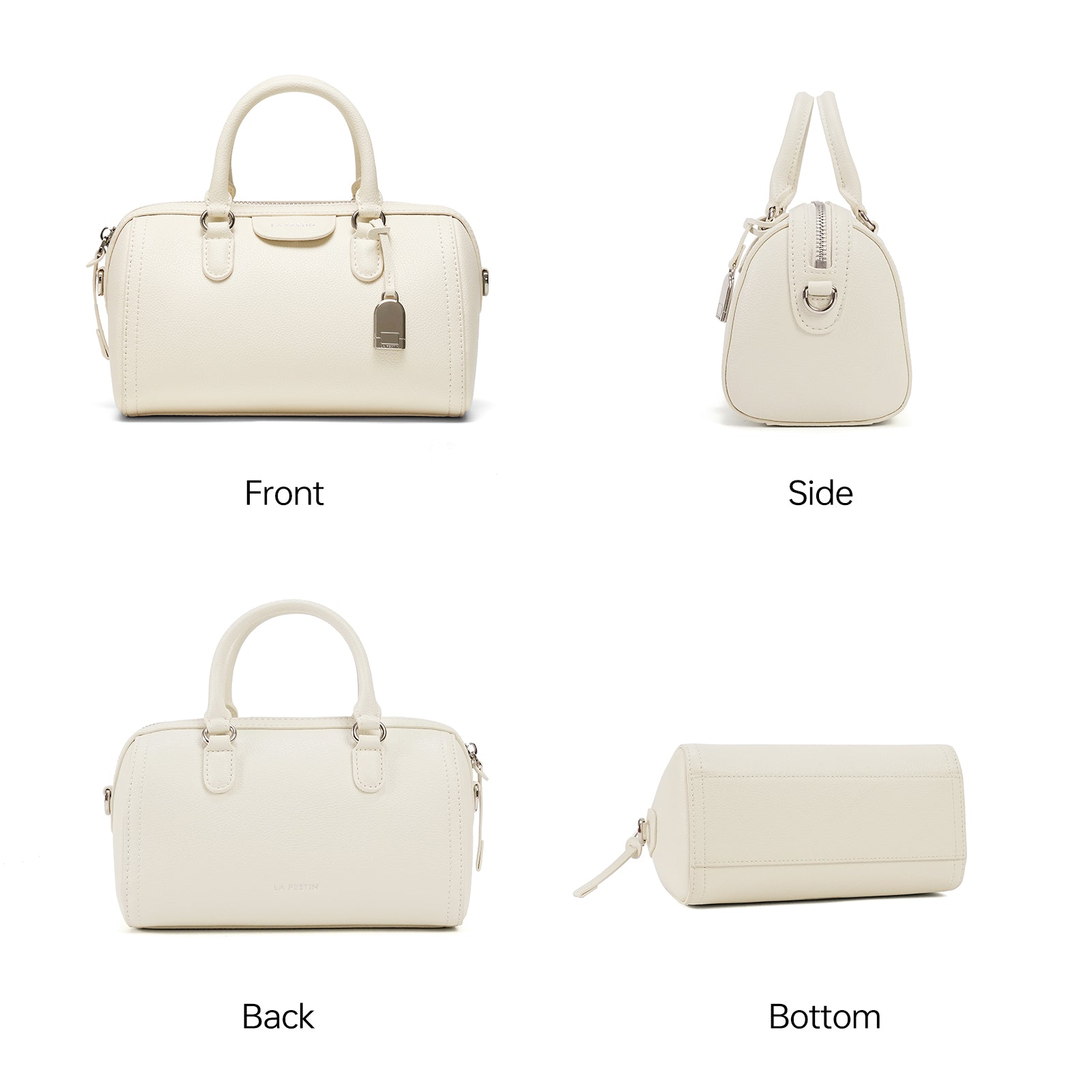 LA FESTIN Handbag Women New Fashion Shoulder Bag Top Handle Purse Crossbody Satchel Bowling Bag