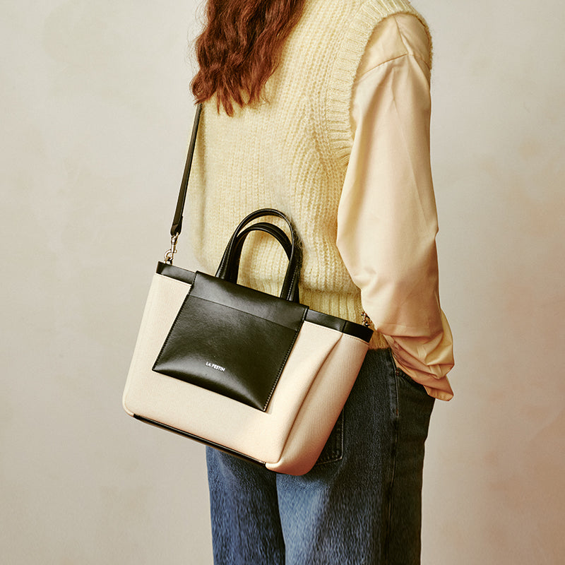 LA FESTIN Leather Handbag for Women New Fashion Design Shoulder Bag Large Capacity Tote Bags