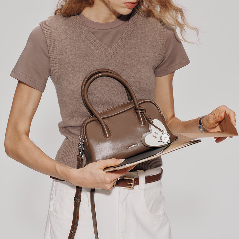 LA FESTIN Top Handle Women's bag New Shoulder Bag Lady Leather Handbag Cross body Bag