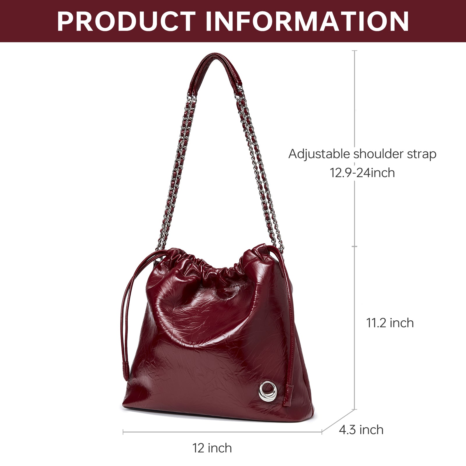 LA FESTIN Shoulder Bag for Women Leather Large Tote Bag Cross body Purse Ladies Handbag