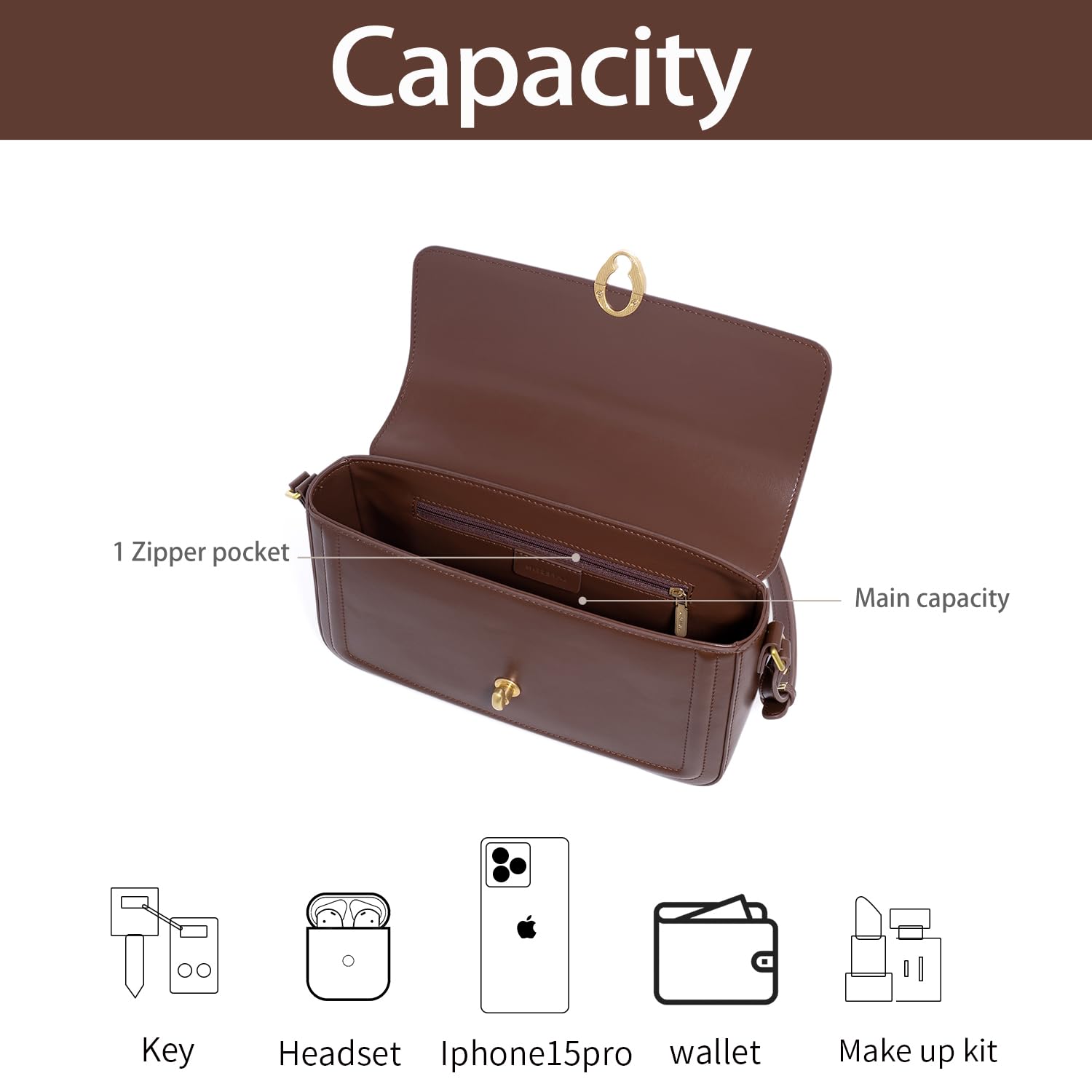 LA FESTIN Women Designer Bag Leather Shoulder Bag Fashion Design Handbag Cross body Bags