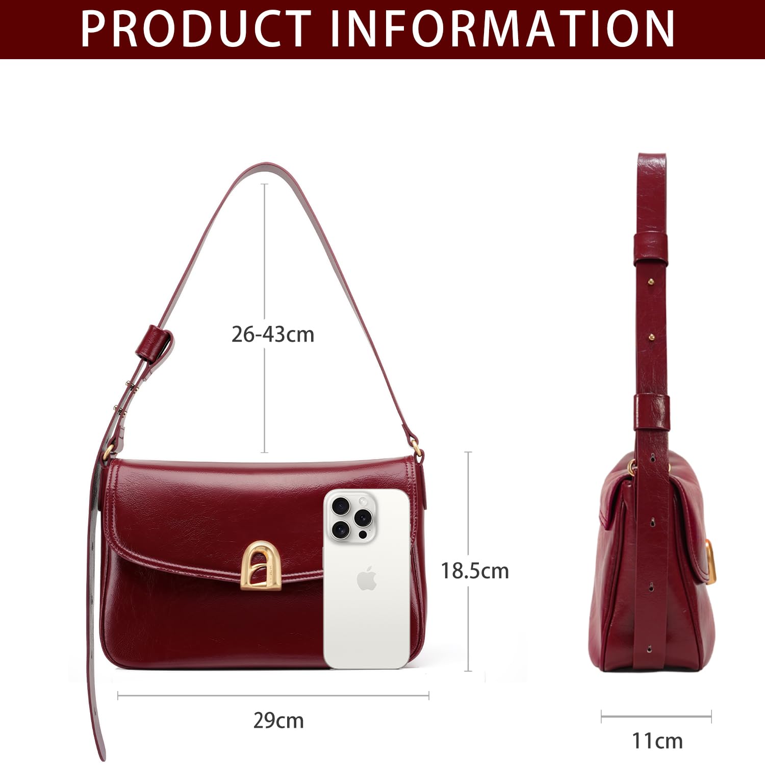 LA FESTIN Leather Satchel Bag 2025 New Women's bag Fashion Design Tote Bags Female Handbag Shoulder Bag