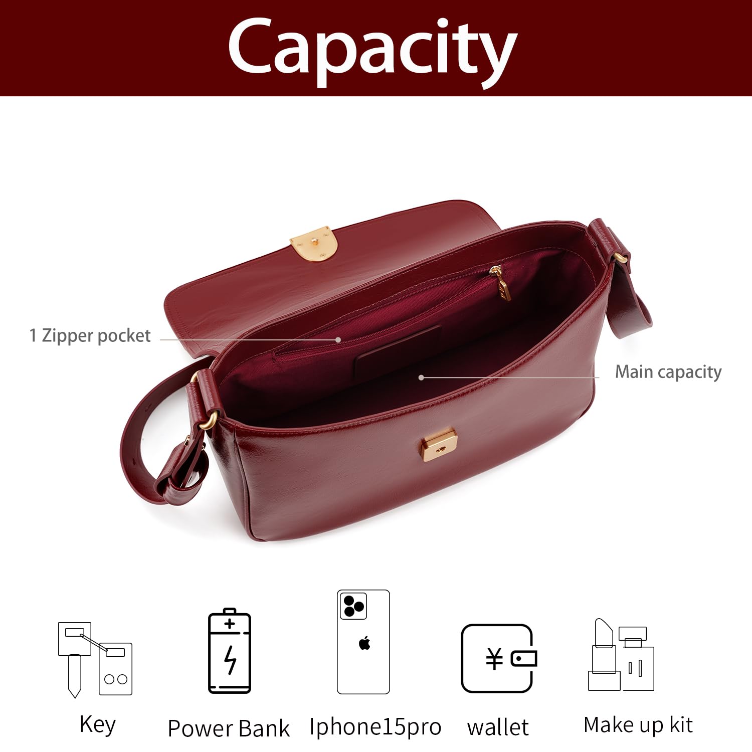 LA FESTIN Leather Satchel Bag 2025 New Women's bag Fashion Design Tote Bags Female Handbag Shoulder Bag