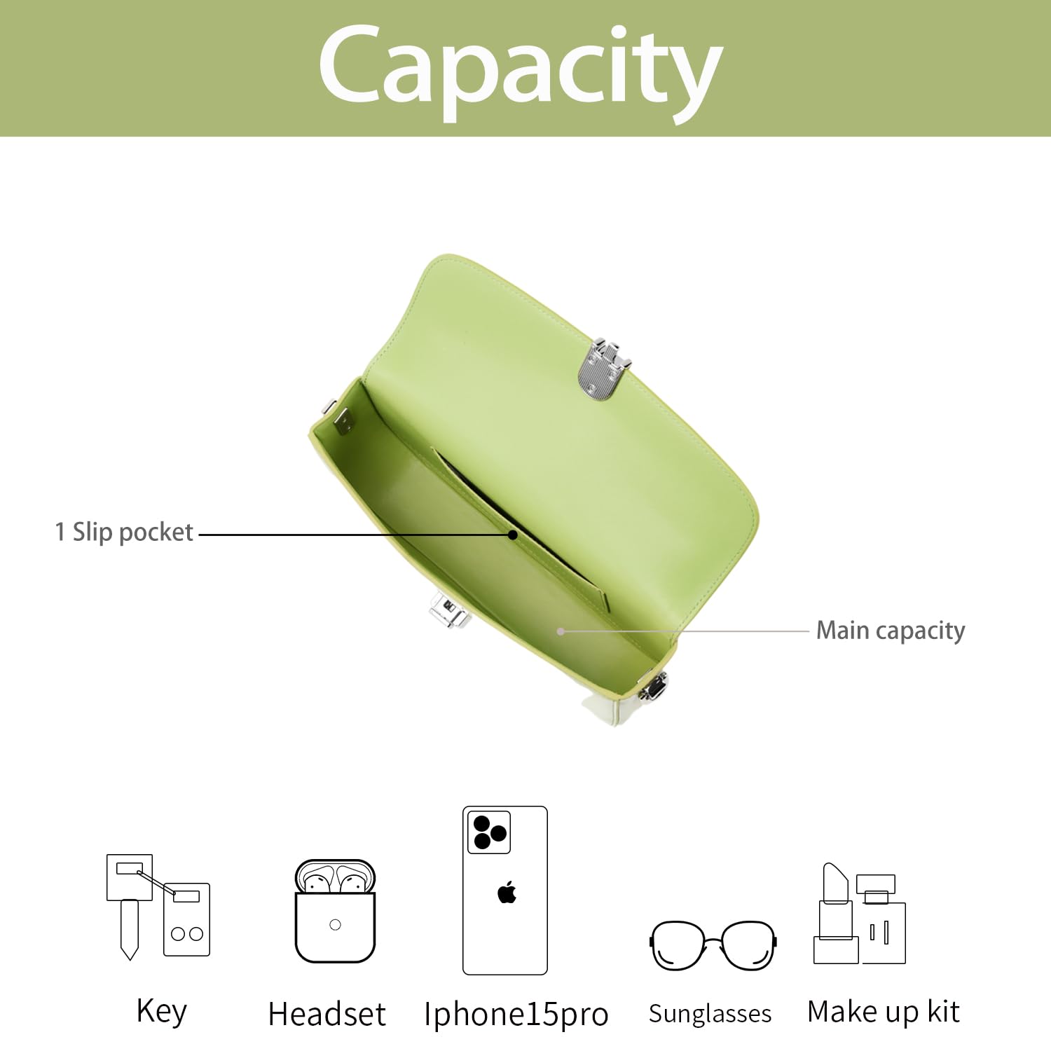 LA FESTIN Crossbody Purses Ladies Shoulder Bag Trendy Women's Handbags Designer Satchel Bags