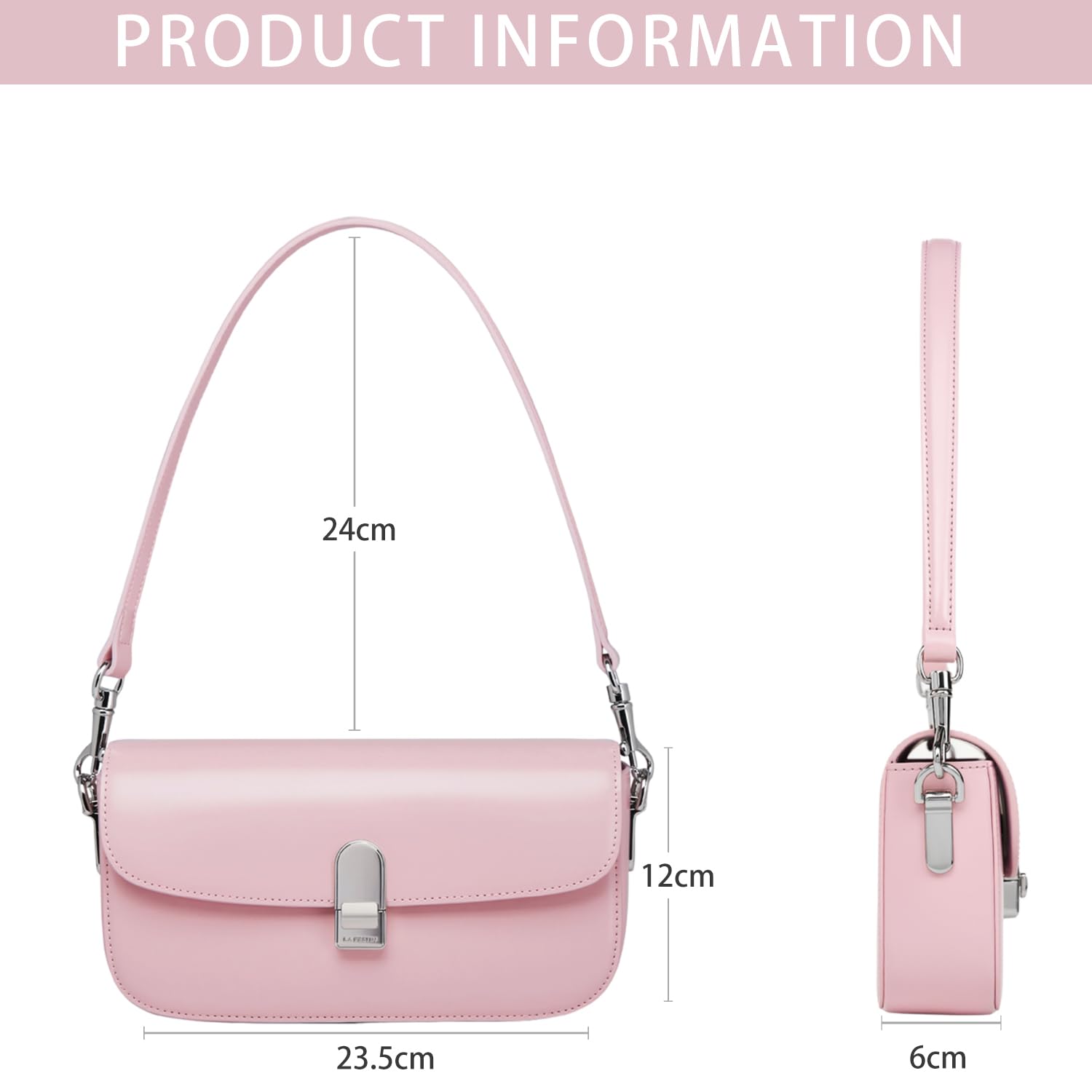 LA FESTIN Crossbody Purses Ladies Shoulder Bag Trendy Women's Handbags Designer Satchel Bags