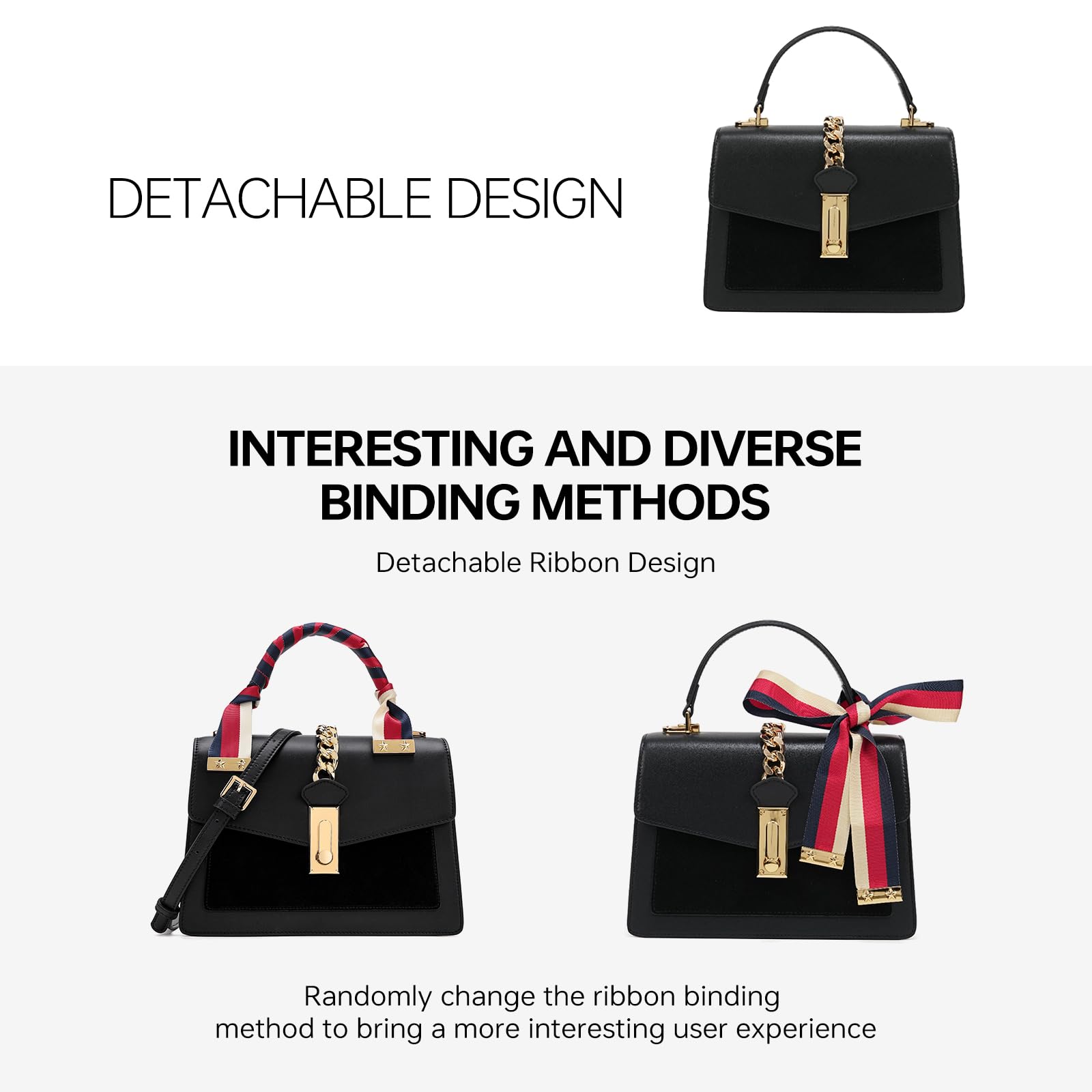 LA FESTIN Top Handle Crossbody Bag Leather Handbag Shoulder Bag Purses for Women Large Capacity Bag