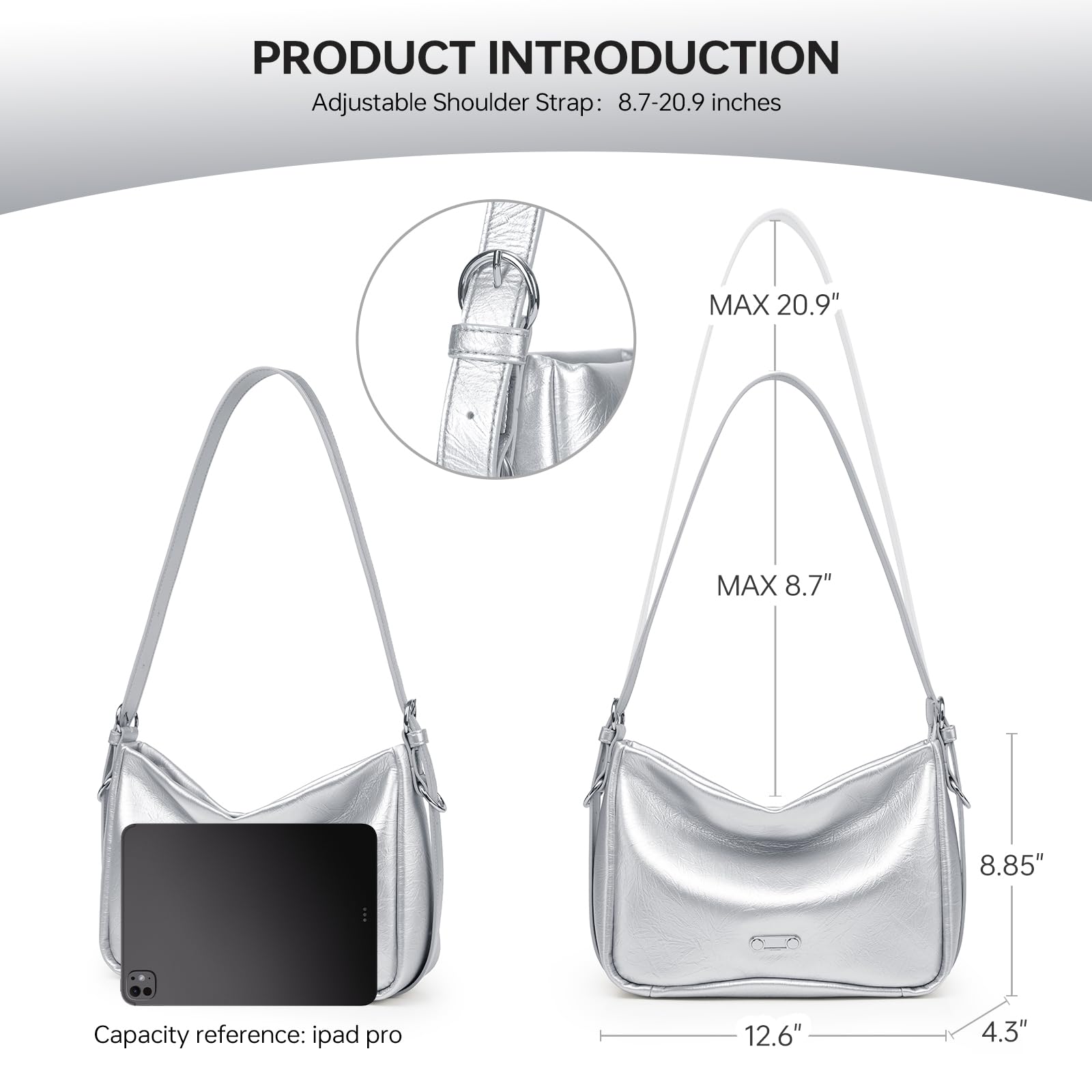 LA FESTIN Original Leather Hobo Bag Women Bag New Shoulder Crossbody Bag Fashion Tote Bags Ladies Bags