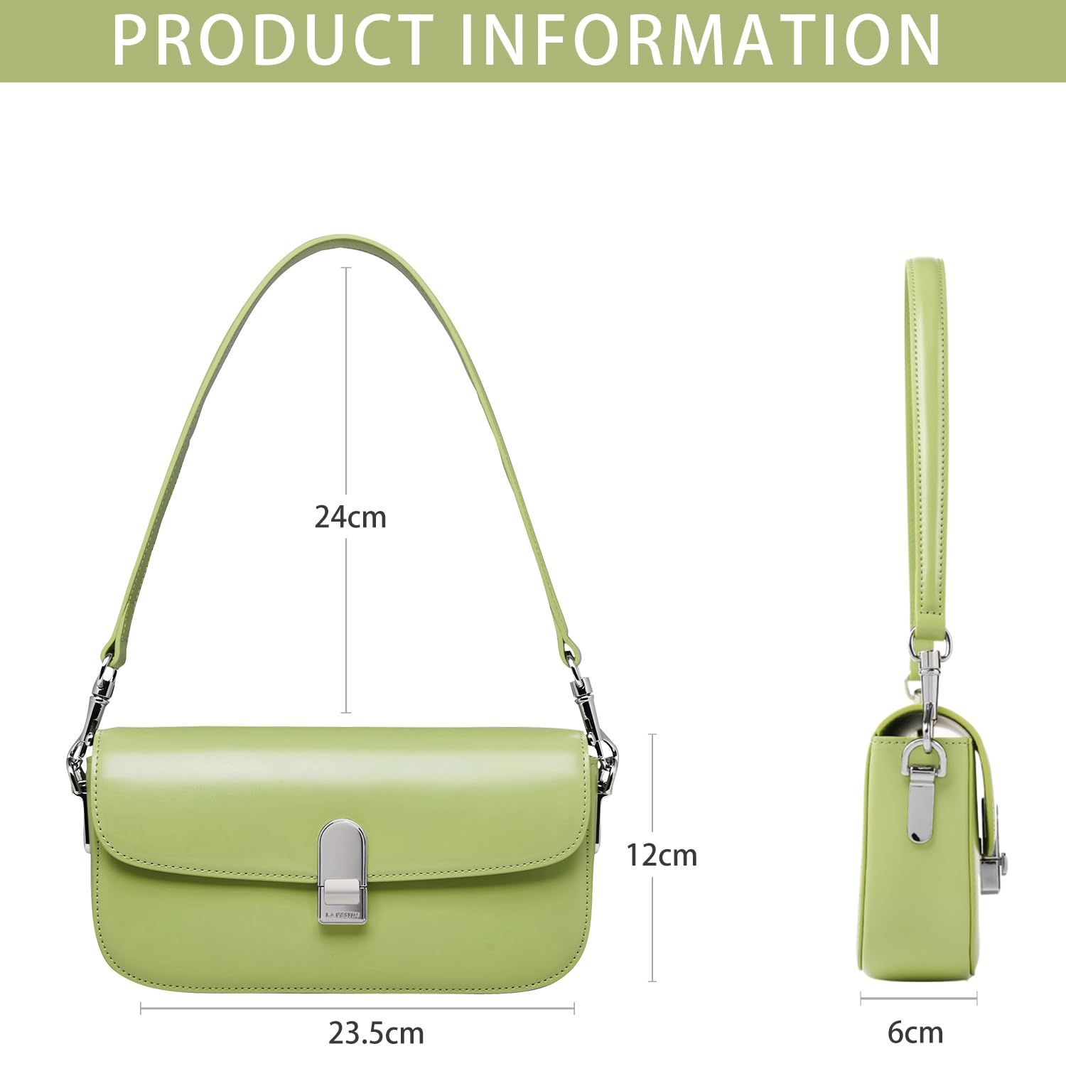 LA FESTIN Crossbody Purses Ladies Shoulder Bag Trendy Women's Handbags Designer Satchel Bags