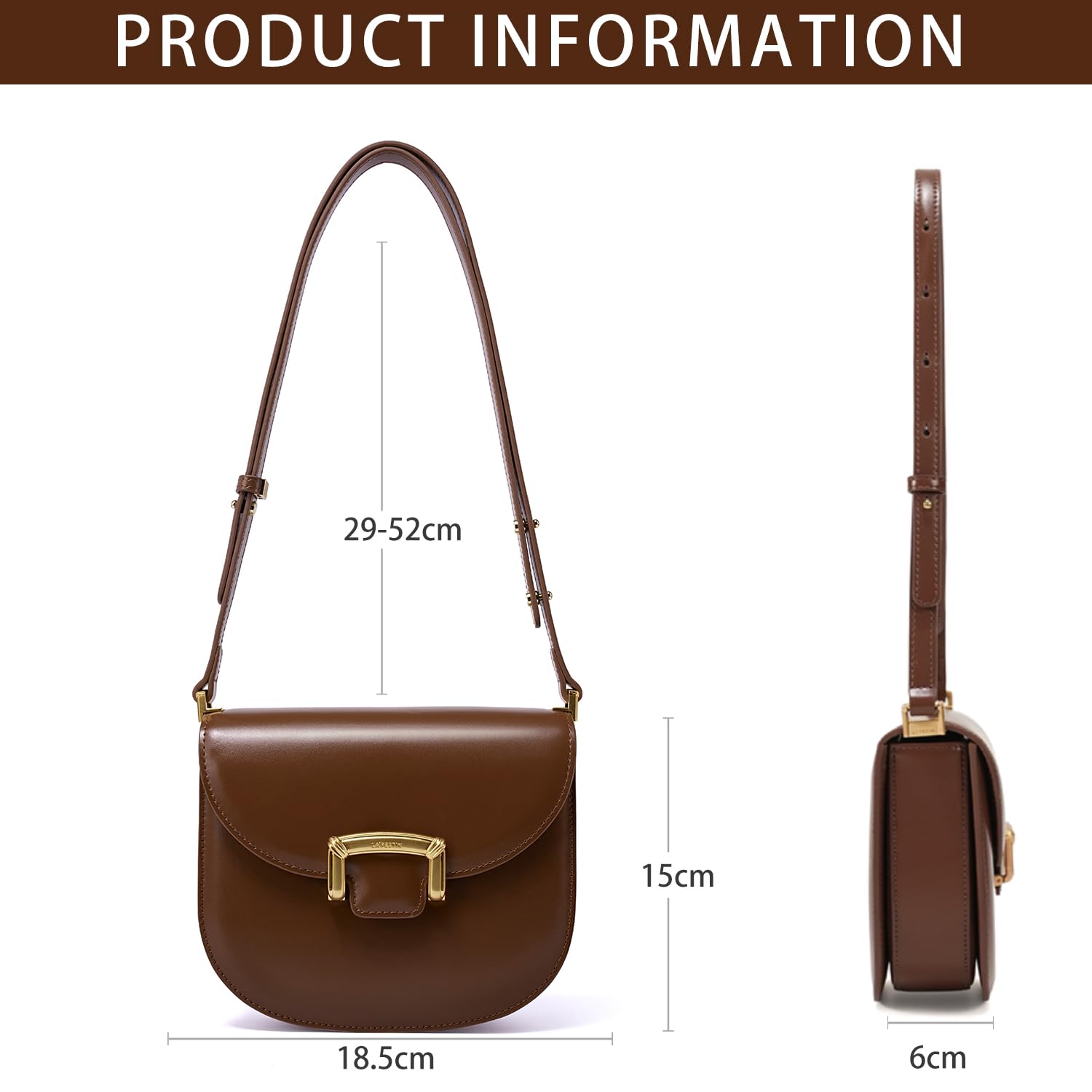 LA FESTIN Leather Cross body Bag For Girls New Women's bag Fashion Shoulder Bag Lady Wallet