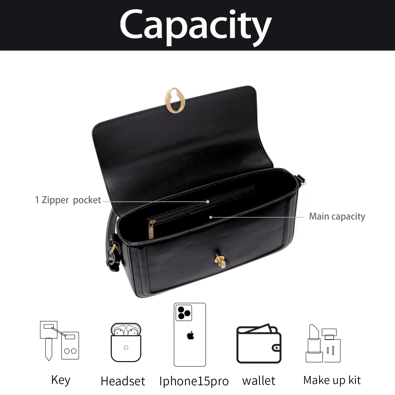 LA FESTIN Women Designer Bag Leather Shoulder Bag Fashion Design Handbag Cross body Bags