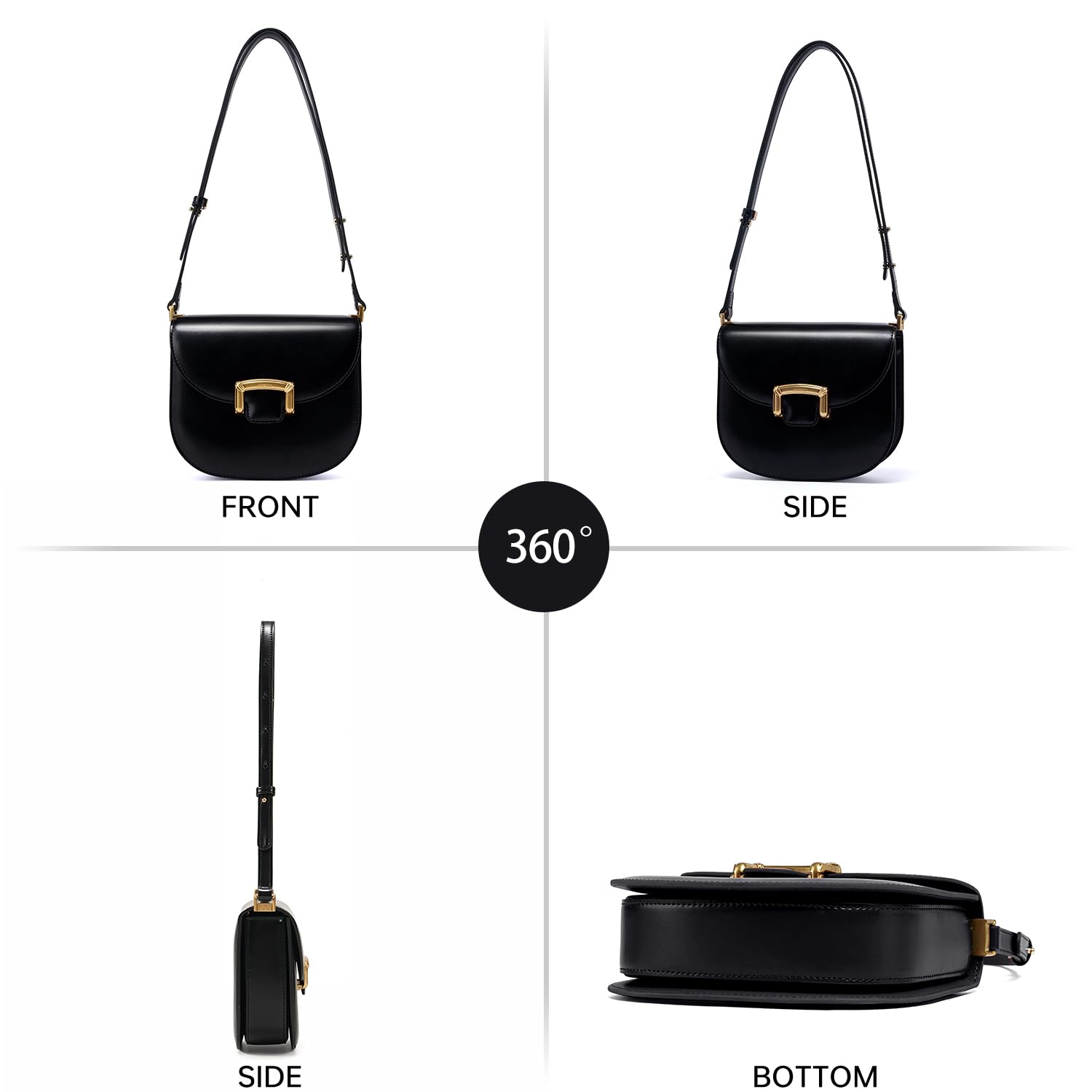 LA FESTIN Leather Cross body Bag For Girls New Women's bag Fashion Shoulder Bag Lady Wallet