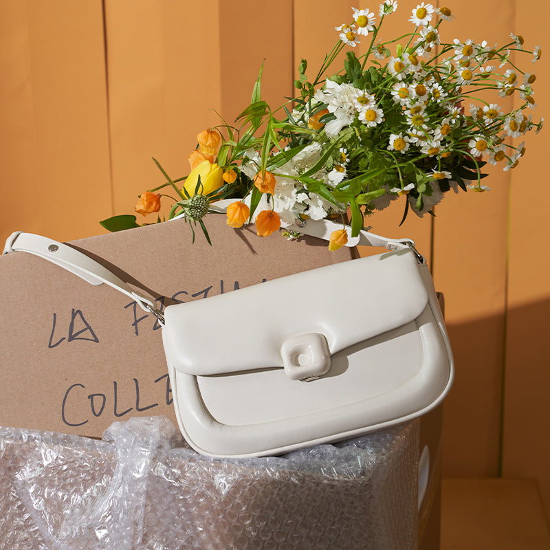 LA FESTIN Leather Envelope Bag Women Bags Fashion Design Cross body Bags Lady Handbag