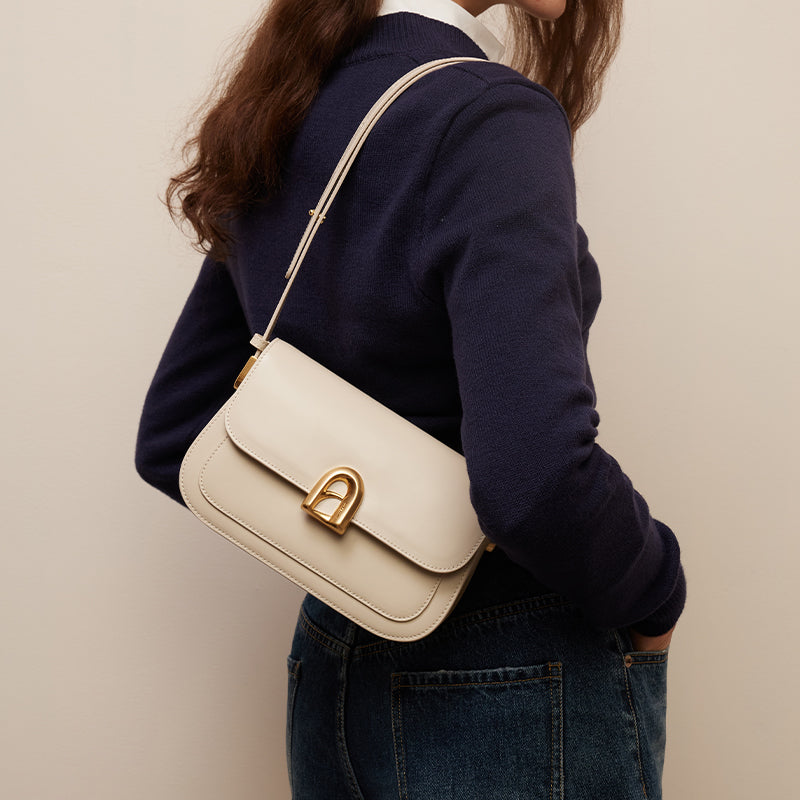 LA FESTIN Women Leather Shoulder Bag with Adjustable Strap Trend Cross body Bags Fashion Handbag