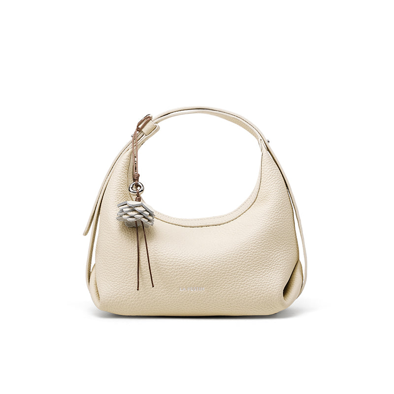 LA FESTIN Original Handbag Women New Shoulder Bags Leather Bag Fashion Half Moon Bag Cross body Bag