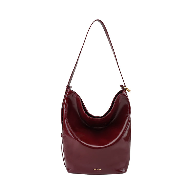 LA FESTIN Bucket Bag Luxury Shoulder Bag for Woman Fashion Leather Bag with Adjustable Strap Crossbody Bag