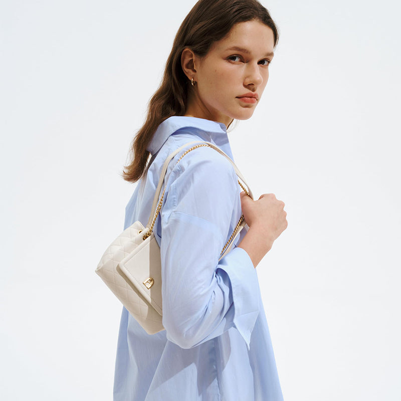 LAFESTIN Women Bag Trendy Shoulder Bag Small Chain Bags Soft Clutch Handbags Cross body Bags