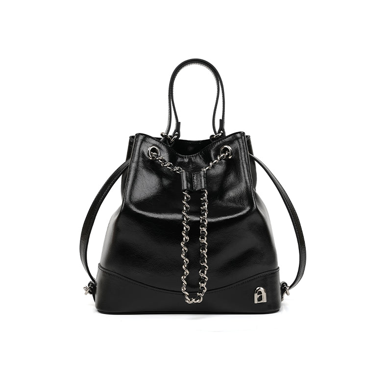 LA FESTIN Backpack Lightweight Fashion Design Leather Bag Trendy Bucket Handbags Women Purse