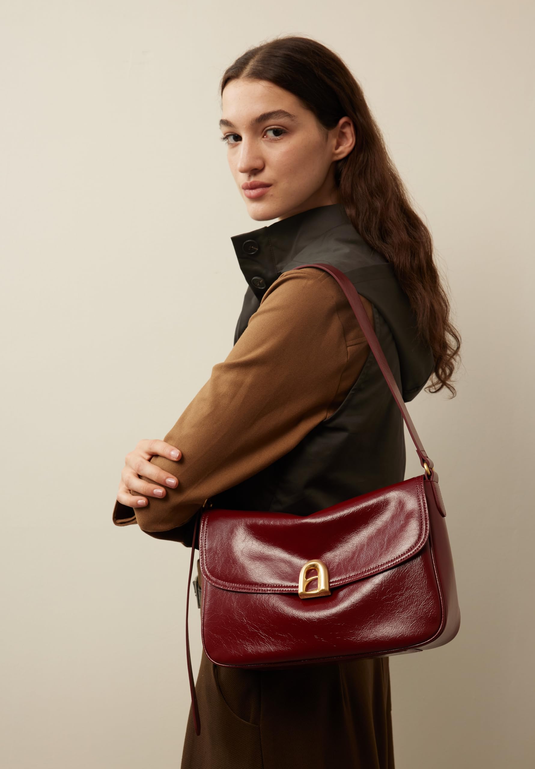 LA FESTIN Leather Satchel Bag 2025 New Women's bag Fashion Design Tote Bags Female Handbag Shoulder Bag