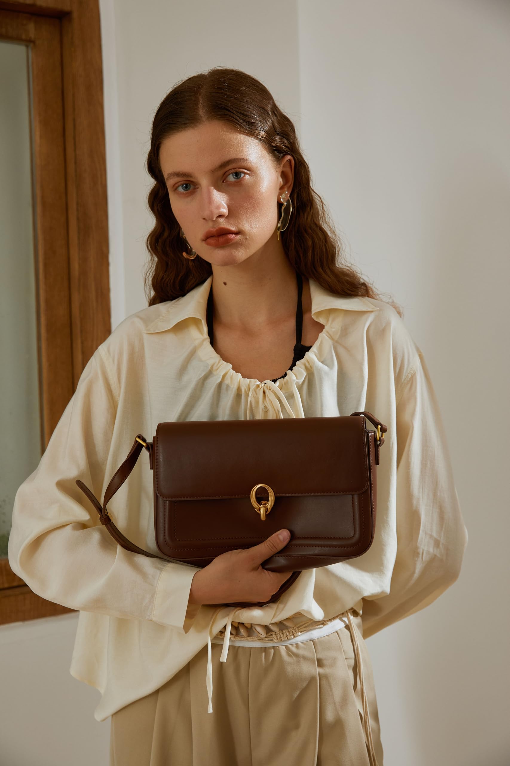 LA FESTIN Women Designer Bag Leather Shoulder Bag Fashion Design Handbag Cross body Bags