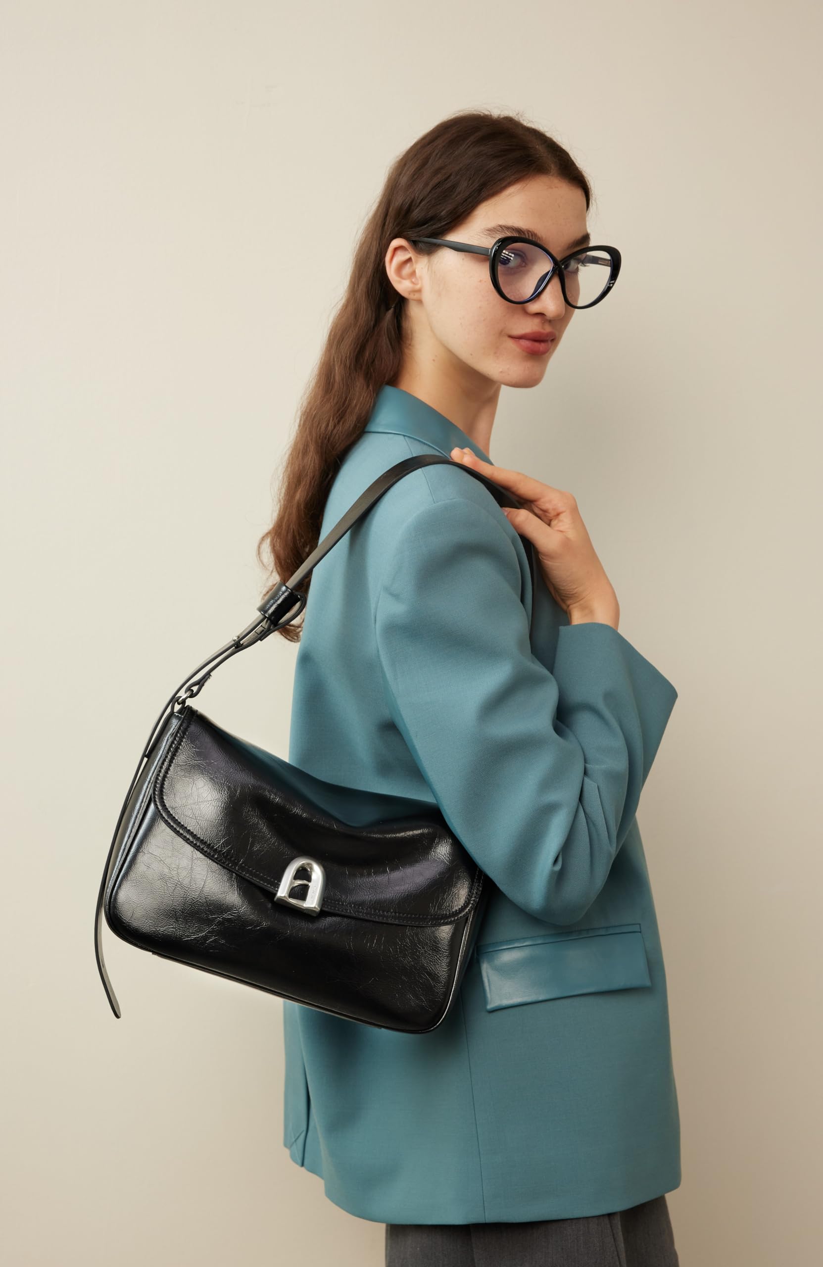 LA FESTIN Leather Satchel Bag 2025 New Women's bag Fashion Design Tote Bags Female Handbag Shoulder Bag