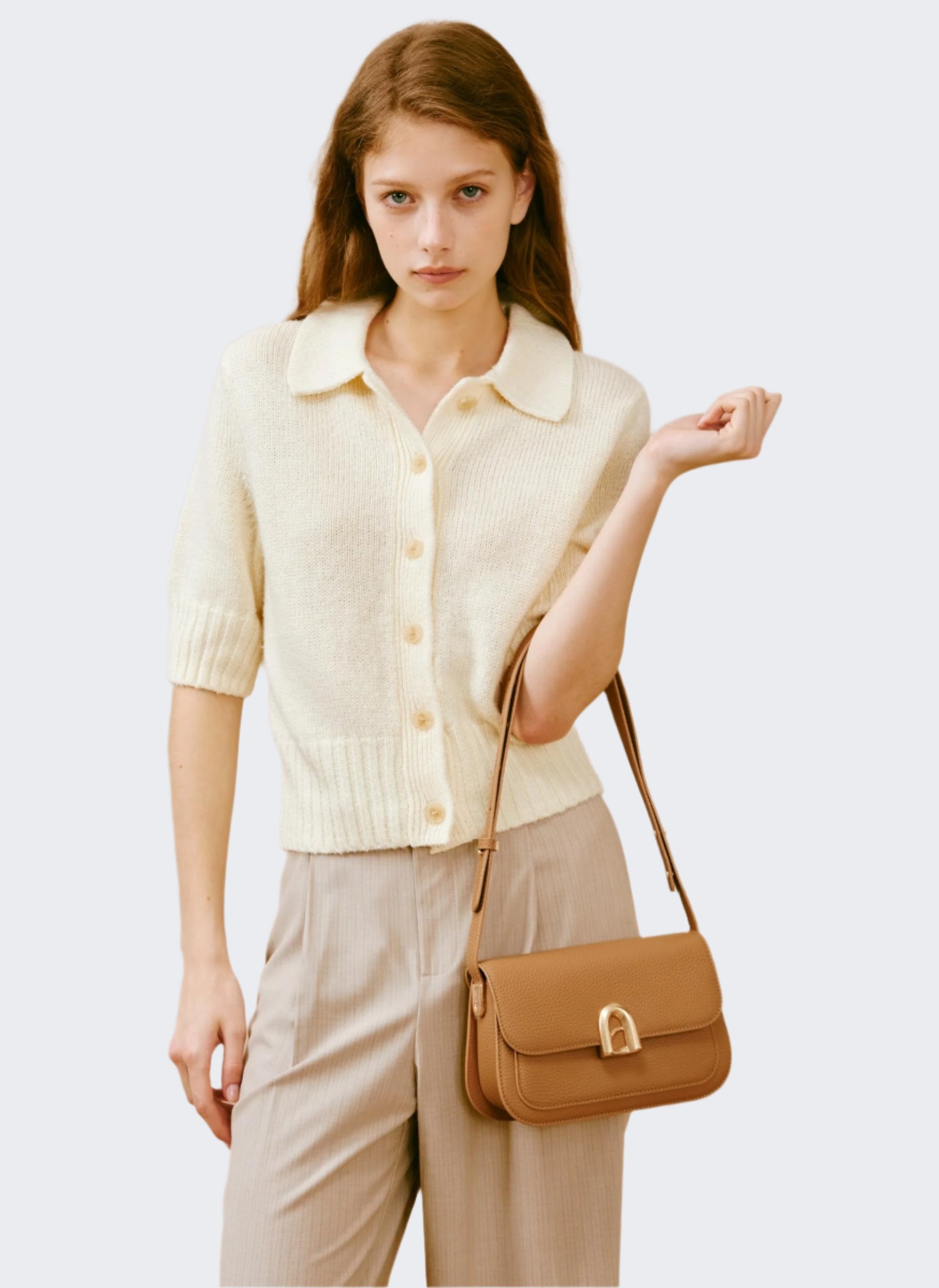 LA FESTIN Leather Shoulder Bag Designer Handbags for Women Retro Cross body Bags Ladies Purse