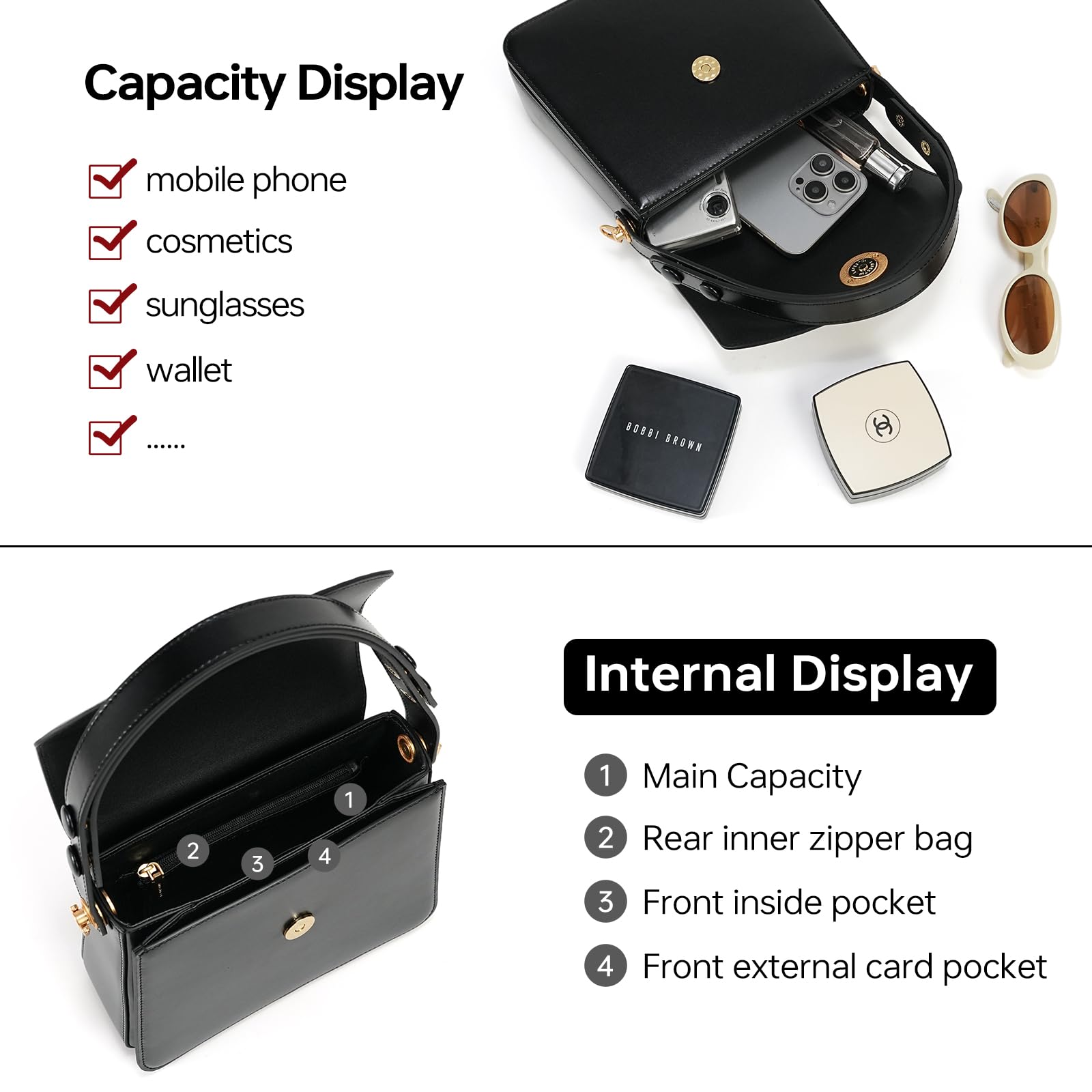 LA FESTIN Original Top Handle Bag Women's bag Fashion Shoulder Bag Classic Ladies Bag Cross body Bags