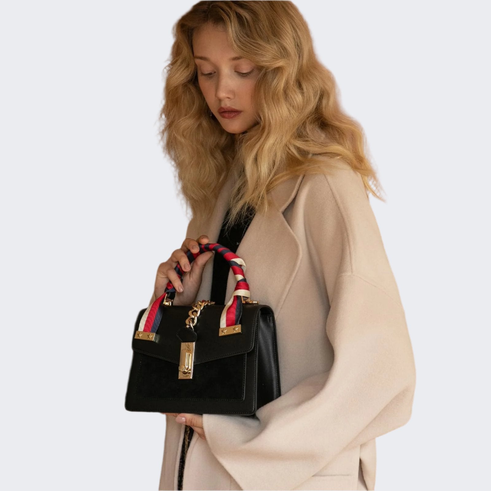 LA FESTIN Top Handle Crossbody Bag Leather Handbag Shoulder Bag Purses for Women Large Capacity Bag