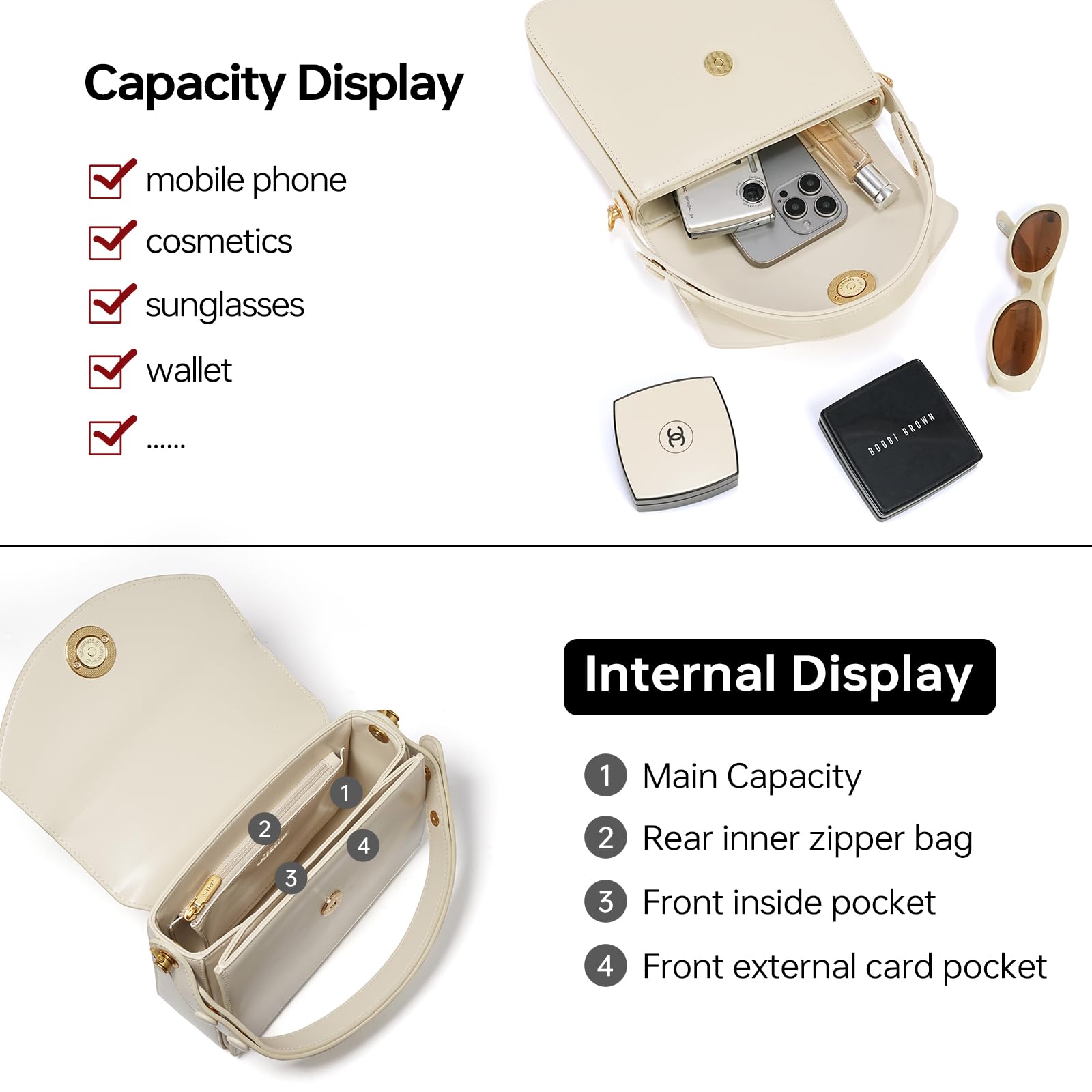 LA FESTIN Original Top Handle Bag Women's bag Fashion Shoulder Bag Classic Ladies Bag Cross body Bags