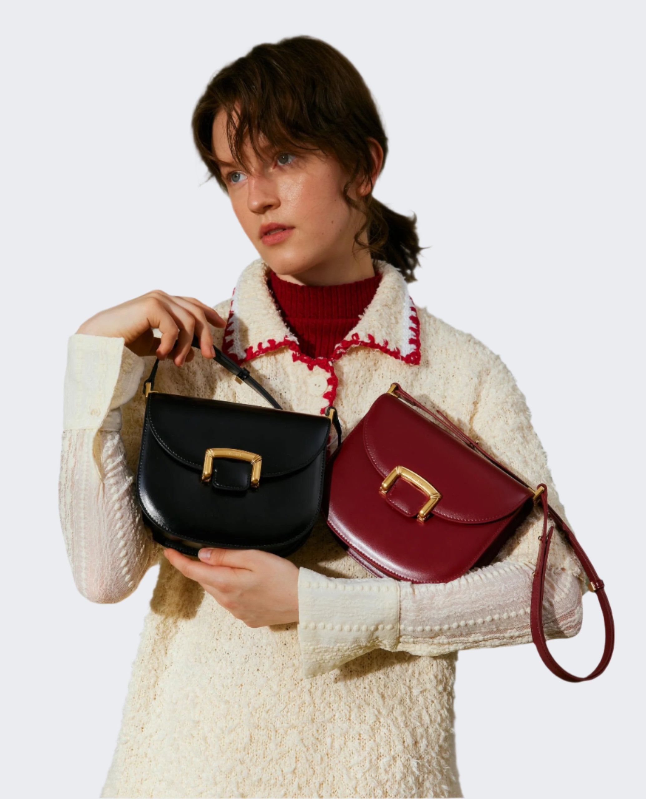 LA FESTIN Leather Cross body Bag For Girls New Women's bag Fashion Shoulder Bag Lady Wallet