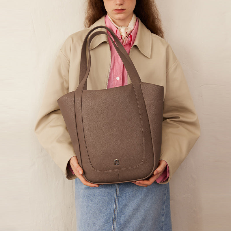 LA FESTIN Tote Shoulder Underarm Bag Large Capacity Bag Lady Leather Shoulder Bag New Handbag Women